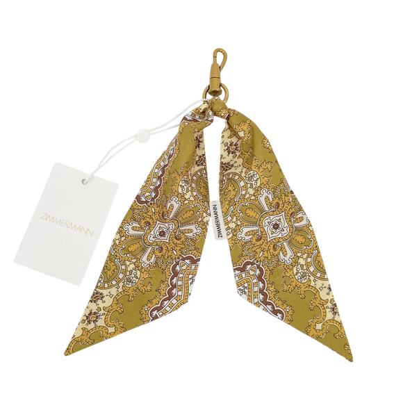 ZIMMERMANN Printed Silk Key Bag Charm - Picture 3 of 7